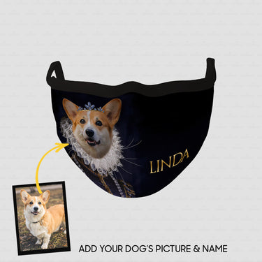 Personalized Dog Gift Idea - Royal Dog's Portrait 29 For Dog Lovers - Cloth Mask
